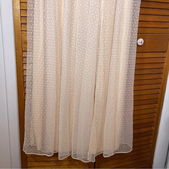 Adrianna Papell By Anthropologie Rivoli Tulle Blush Rose Gown Sz 10 NWT - Picture 3 of 10